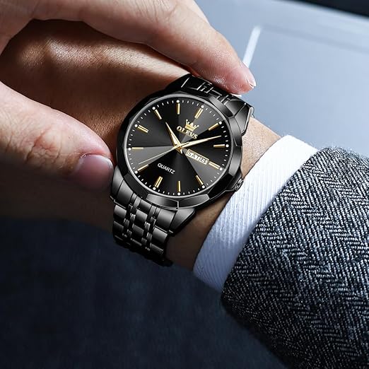  watch Black Accessories for Men    